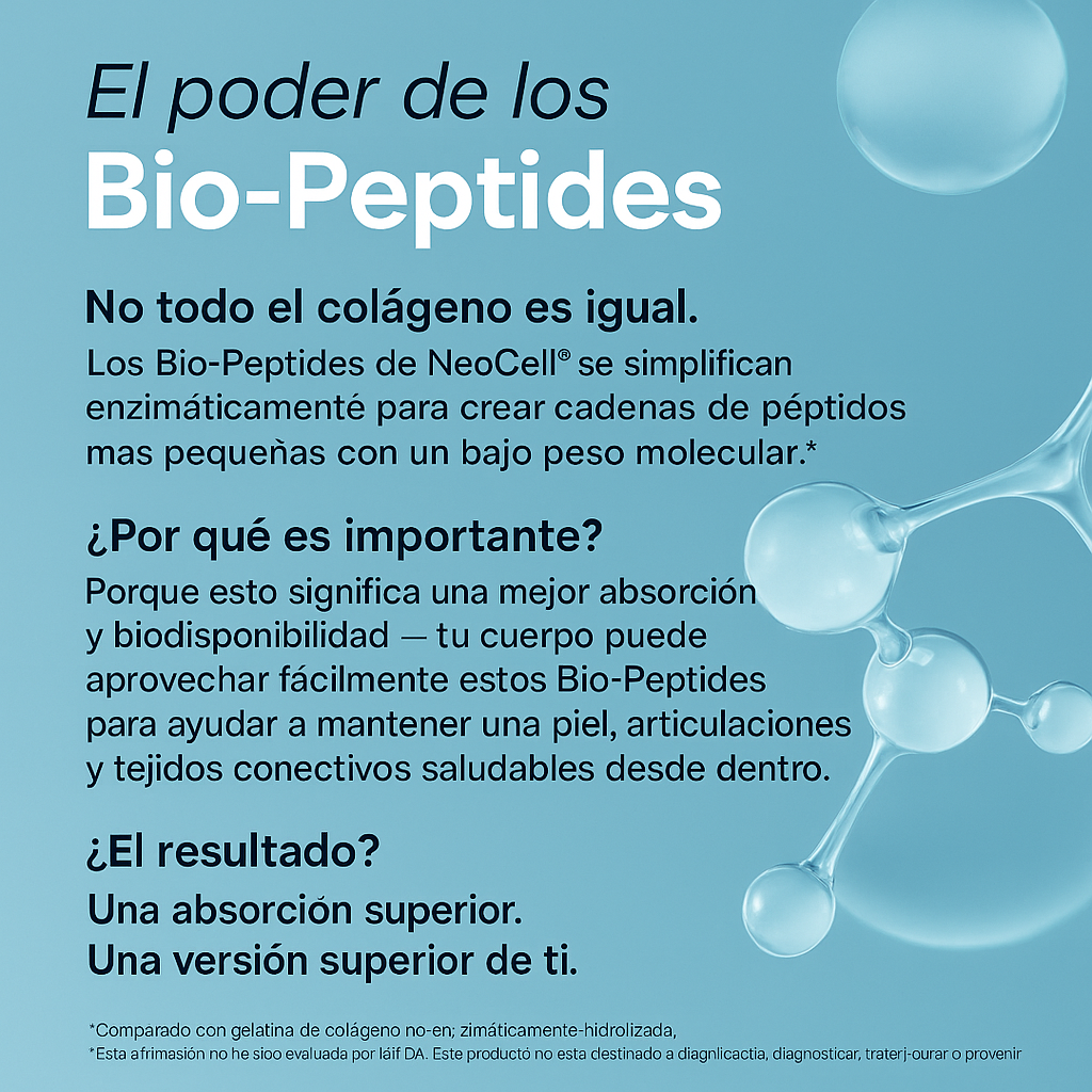 Colágeno y Péptidos Antienvejecimiento